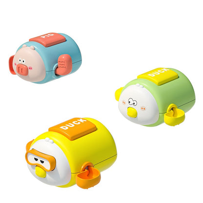 Children's Bath Toys Cartoon Clockwork Bath Water Toys Kids Gym From House