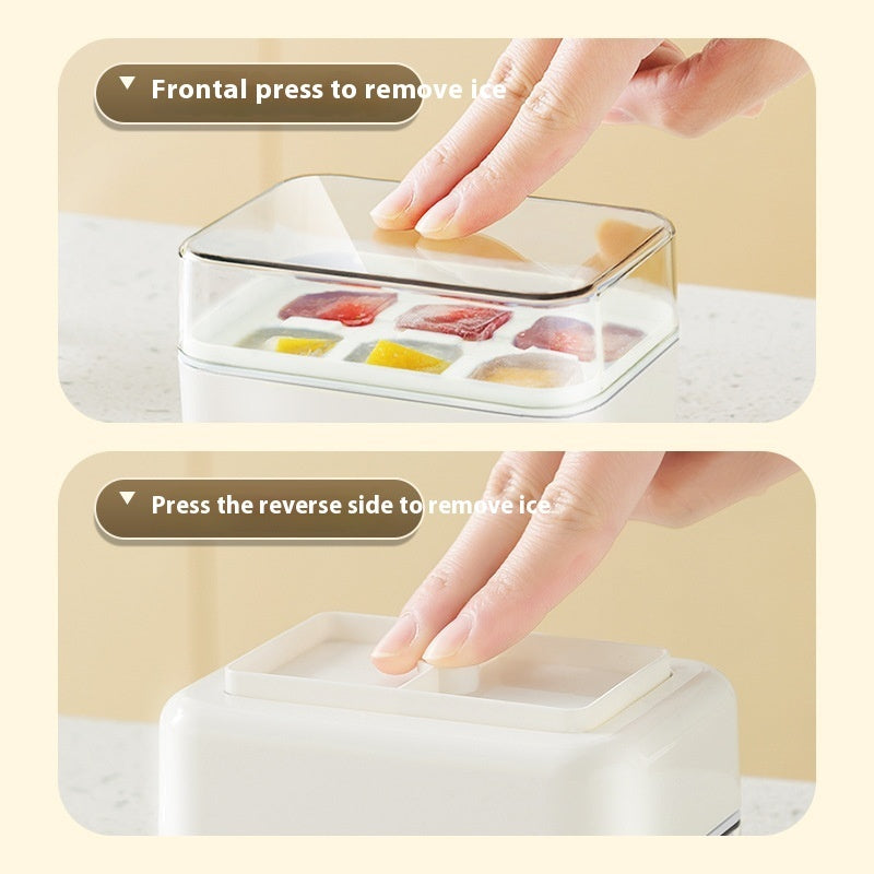 Mini Press Silicone Ice Tray Easily Removable