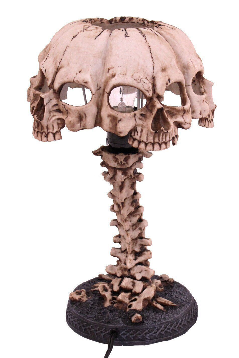 New Halloween Home Bedroom Jack Glowing Table Lamp LED House dealsniper-net Skull table lamp Luminous