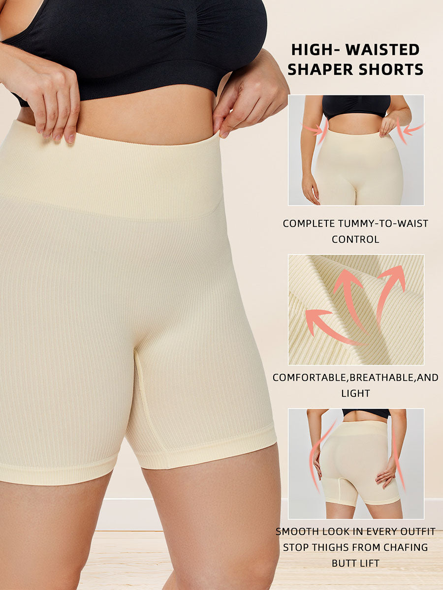 High Waisted Body Shaper Thigh Slimmer Butt Lifting Shapewear For Women