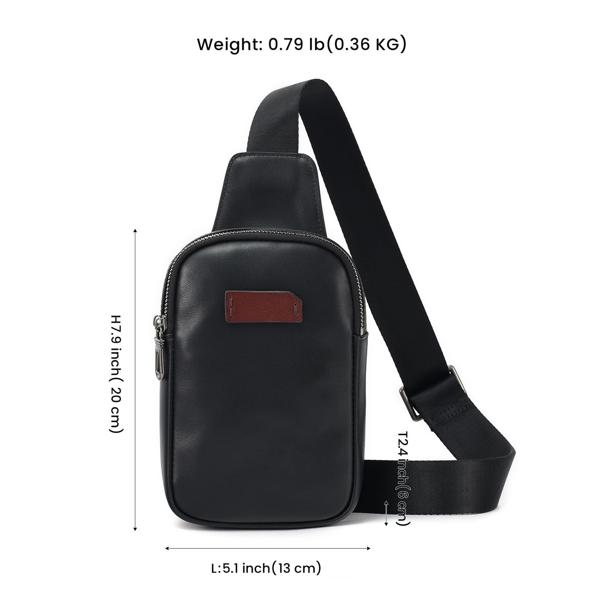 New Men's Chest Bag Portable Fashionable Casual Crossbody Bag Men Gym From House