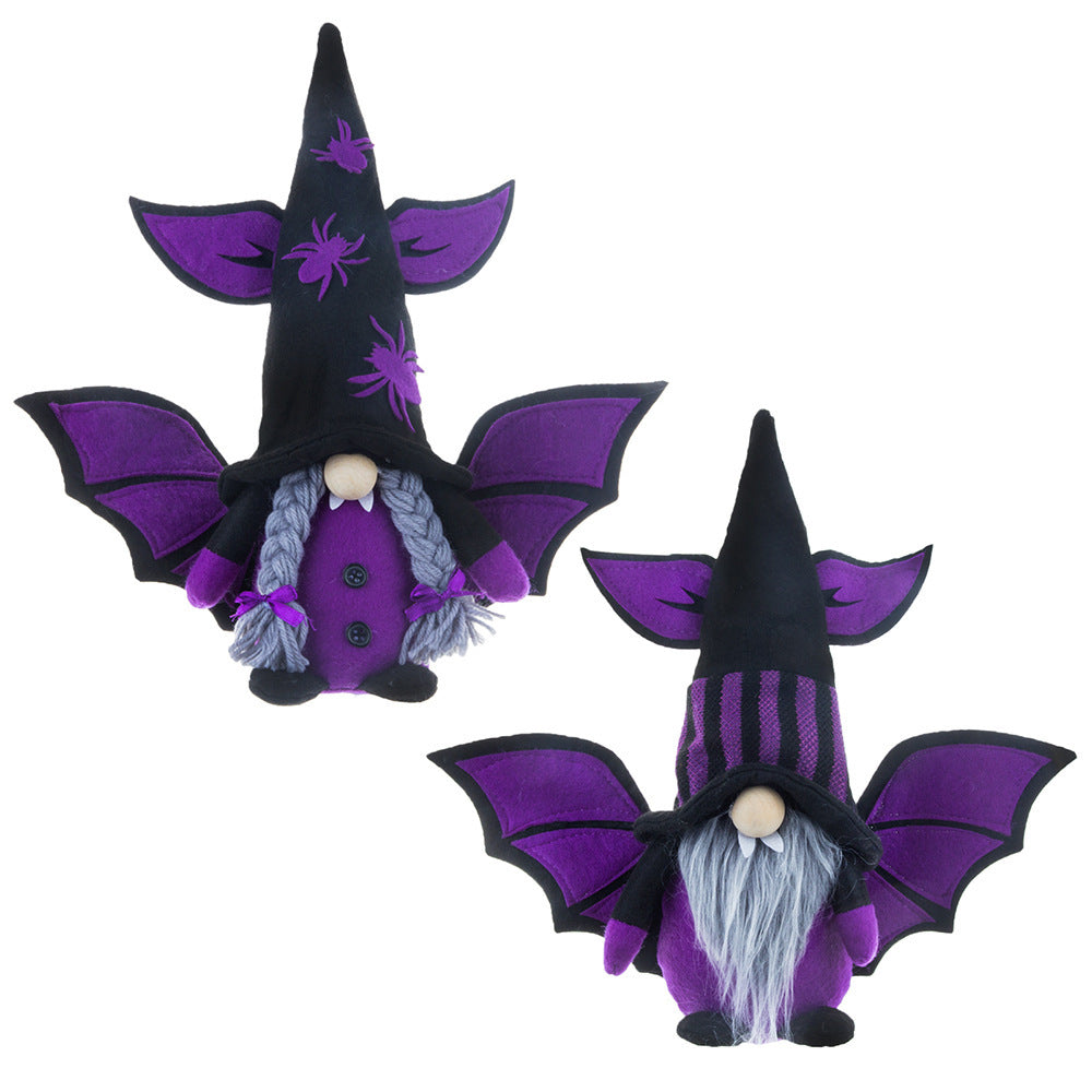 Halloween Decorations Bat Vampire Faceless Old Man