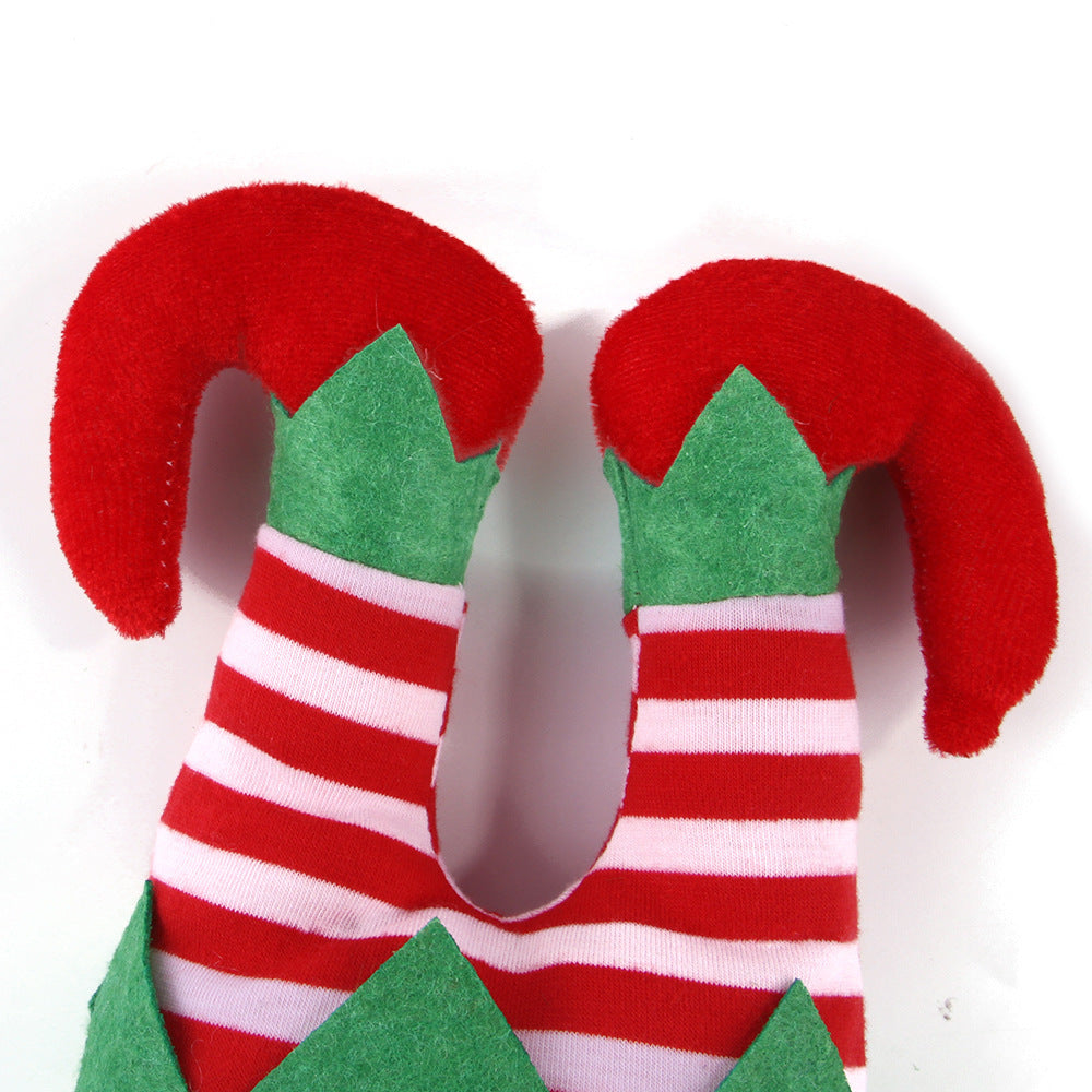 Pet Christmas Dress Up Dog Christmas Hat Pet Funny Striped Deals DealSniper.net