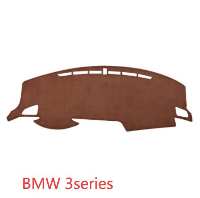 Car Suede Dashboard Cover Center Console Sunshield Retrofitting Vehicle DealSniper.net BMW 3series Brown