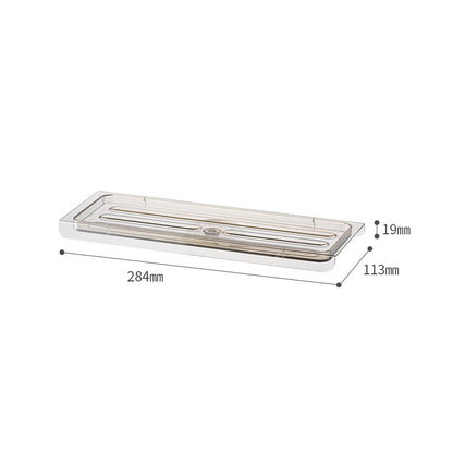 Household Kitchen Glass Small Oil Pot Leak Proof Kitchen DealSniper.net Tray grey