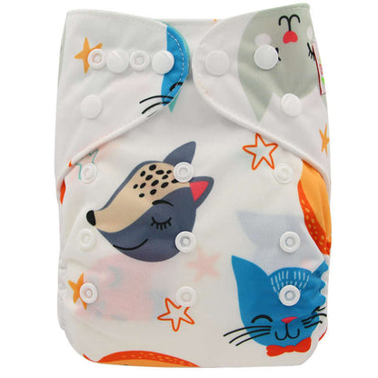 Washable Baby Cloth Diaper Breathable Diaper Pants 0-3 Years Old Kids DealSniper.net OB169 One size