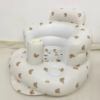 Portable Inflatable Baby Dining Chair For Bathing And Swimming Kids DealSniper.net Little bear
