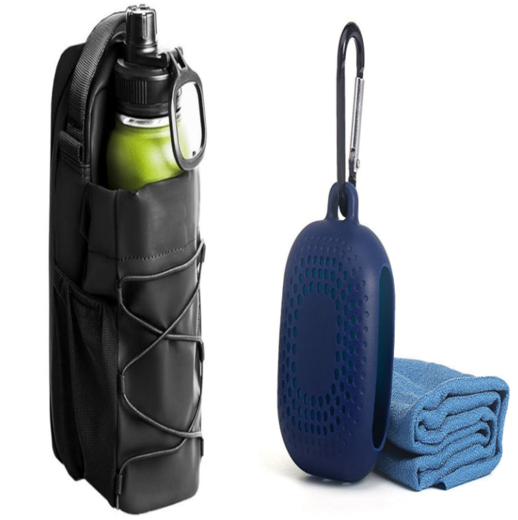 Fitness Magnetic Kettle Bag Crossbody Bag Magnetic Gym Bag Sports Gym From House Black set