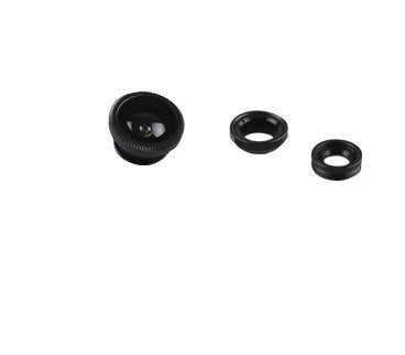 Phone Lens Fisheye 0.67x Wide Angle Zoom Lens Camera Kit Gadgets Gym From House Black