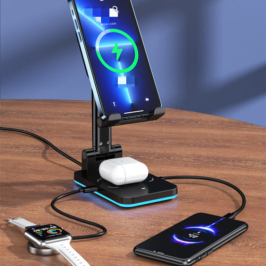 Mobile Phone Holder Desktop Wireless Charging Gadgets Gym From House