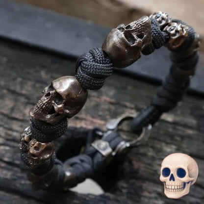 Halloween Jewelry Skull Premium Paracord Bracelet Stylish Skull Jewelry null