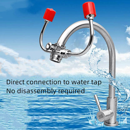 Connected Faucet Eyewash Basin Faucets