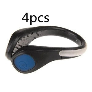 Flashing shoe clips outdoor warning lights Outdoor dealsniper-net Blue4pcs