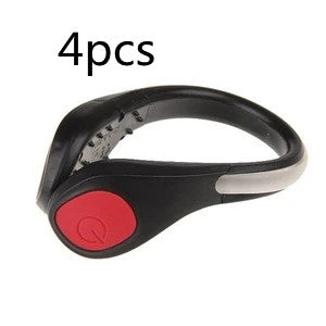 Flashing shoe clips outdoor warning lights Outdoor dealsniper-net Red4pcs
