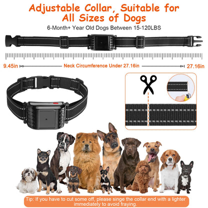 1Set 990FT Range Dog Wireless Fence Remote Training Collar Pets Gym From House