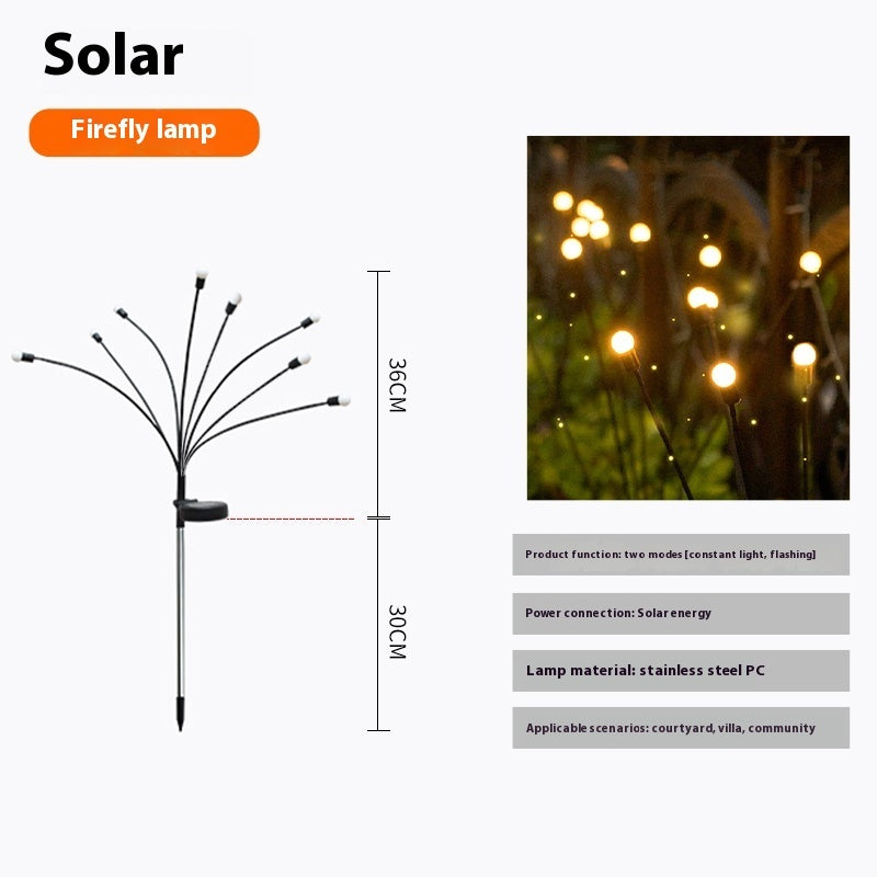 Solar Firefly Villa Outdoor Waterproof Garden Lamp Garden dealsniper-net Style4