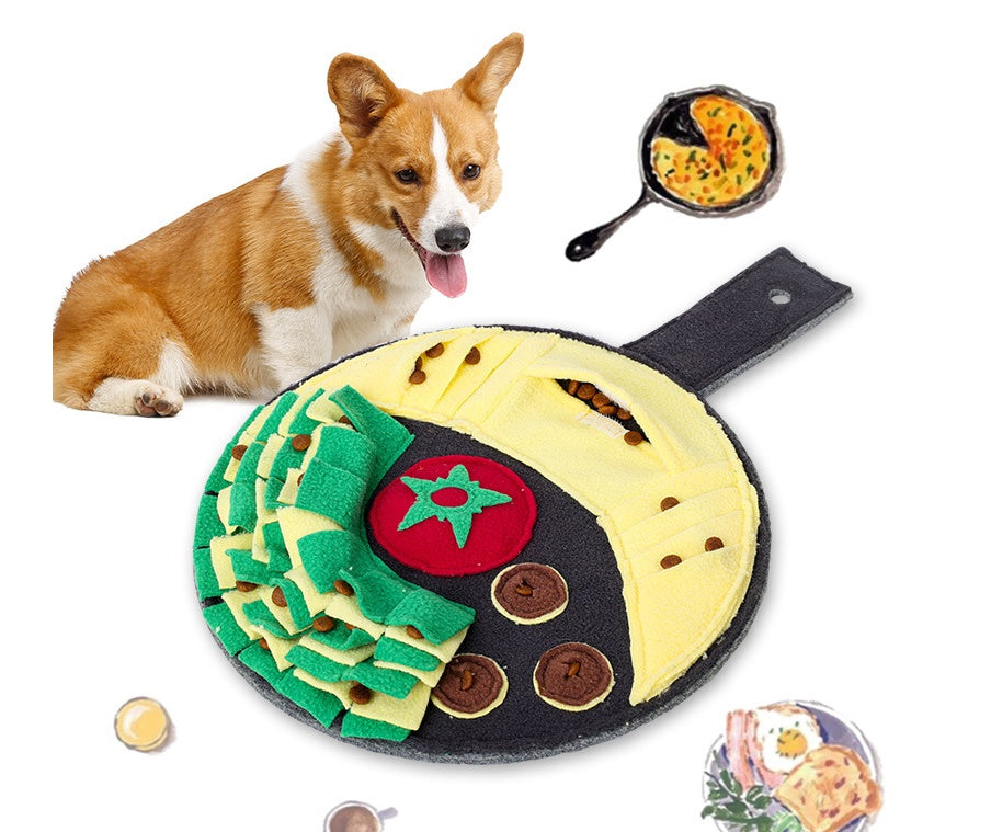 Wok Dish Puzzle Tibetan Food Dog Toy Tibetan Food Mat Pets Gym From House