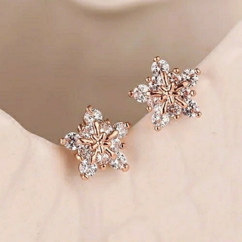 Sweet Star Stud Earrings For Women Luxury Delicate Star Versatile Jewelry Gym From House