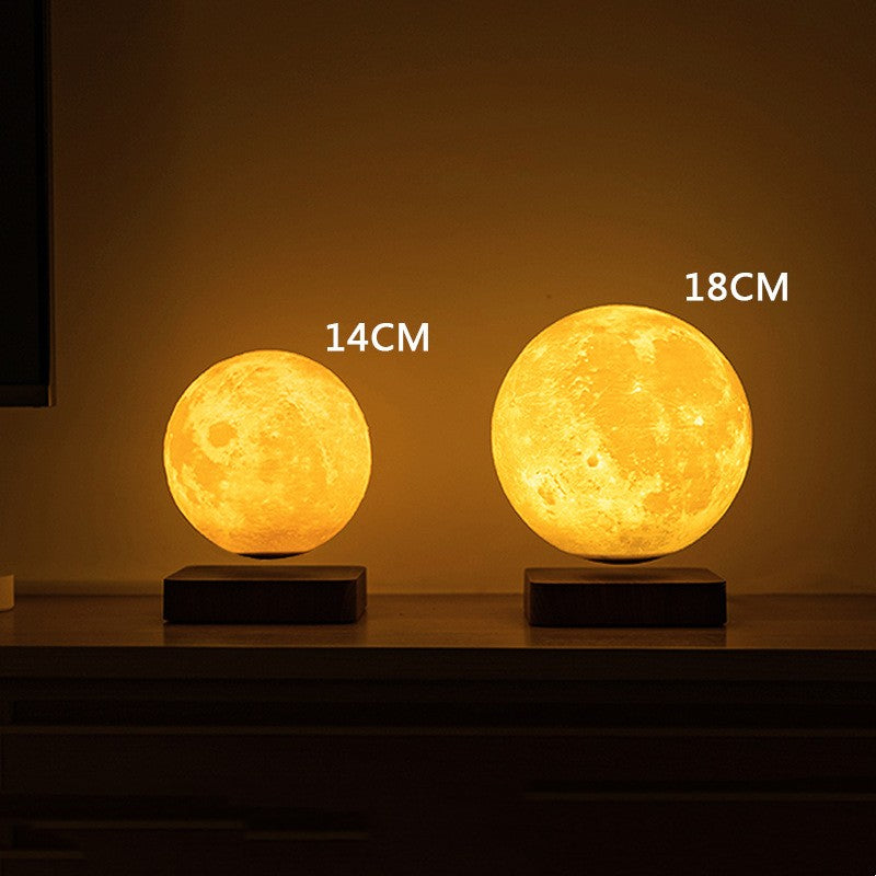 Magnetic Levitation 3D Printing Lunar Lamp Decoration Home Decor Gym From House