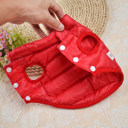 Small Dog Teddy Autumn Autumn Winter Cat Thermal Padded Coat Deals DealSniper.net