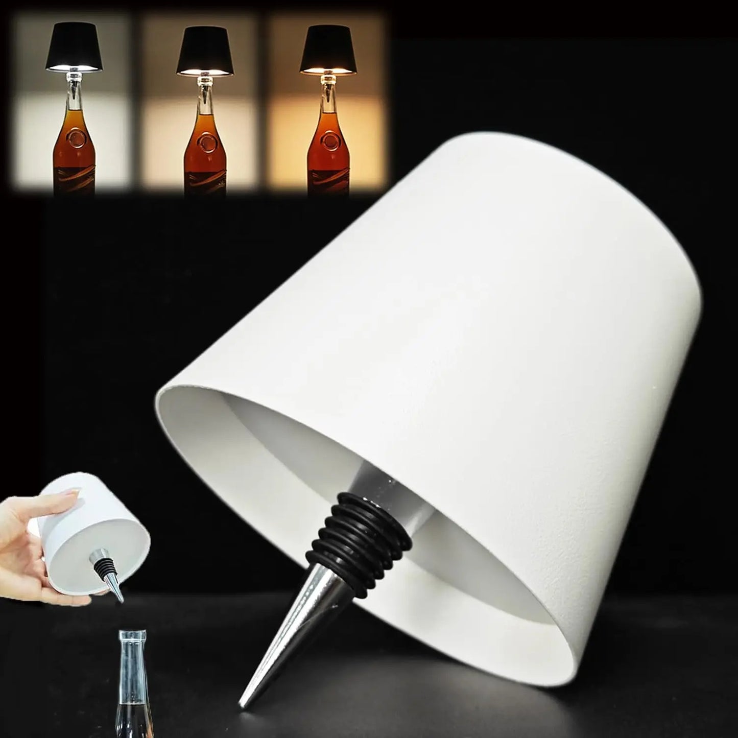 Wireless Desk Lamp LED Creative Wine Bottle Lamp Home Decor DealSniper.net