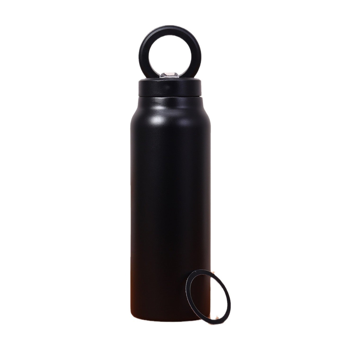 304 Stainless Steel Vacuum Cup Creative Magnetic Water Cup Outdoor Gym From House Black 24oz