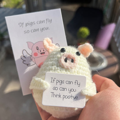 New Cute Positive Energy Pickle Doll Knitting