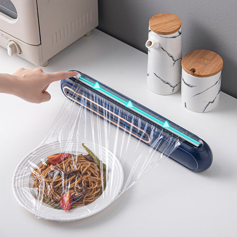 Creative Can Hang Magnetic Cling Film Cutter For Home Kitchen Kitchen dealsniper-net