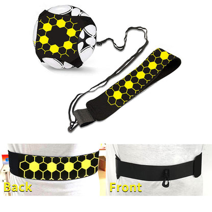 Football Juggling Belt Auxiliary Belt High Resilience Outdoor dealsniper-net Hexagonal Printing 4 Corners Average Size