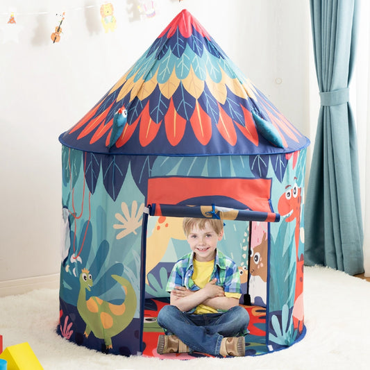 Children Play Toys Tents Portable Folding Tipi Tent Boys Girls Gifts