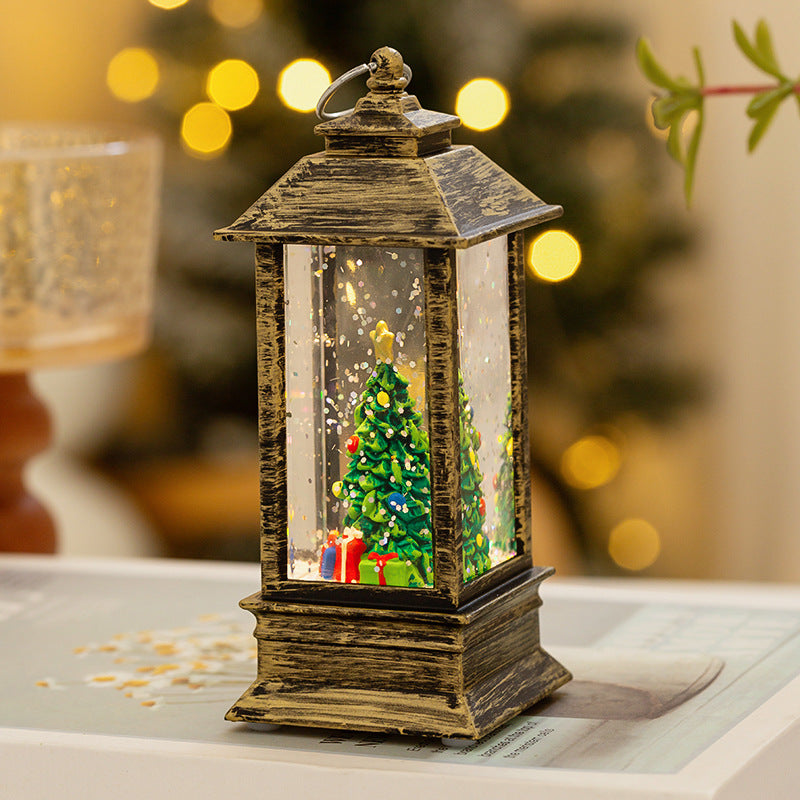 Christmas Decorations Atmosphere Layout Props Water Interior Holidays DealSniper.net Bronze christmas tree