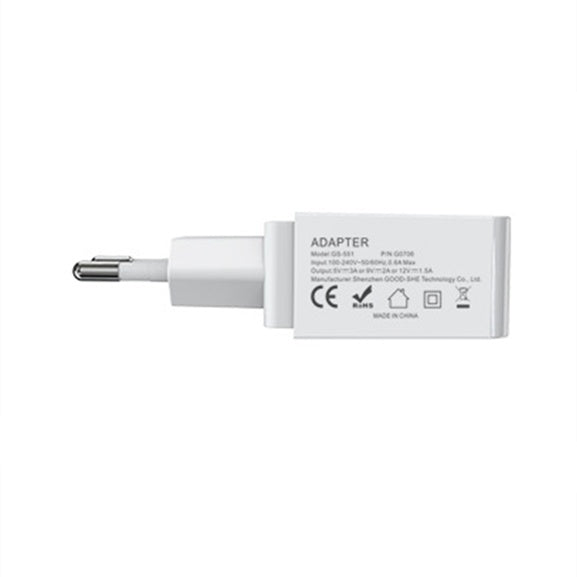 Compatible Mobile Phone Watch Earphone Wireless Charger Gadgets Gym From House White EU plug
