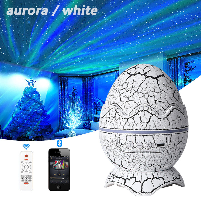 New Star Light Crack Translucent Dinosaur Egg Water Ripple Home Decor dealsniper-net Crack White Upgrade large dinosaur egg USB