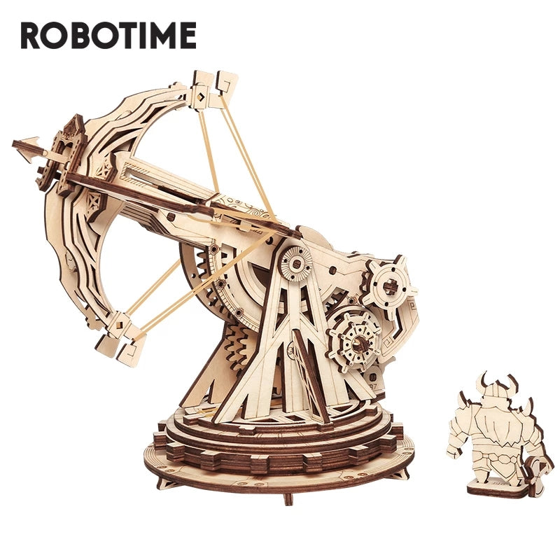 Robotime ROKR Siege Heavy Ballista 3D Wooden Puzzle War Game Kids DealSniper.net