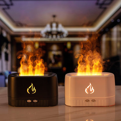 Factory Price Flame Humidifier Aroma Diffusers Machine Home Bedroom House DealSniper.net