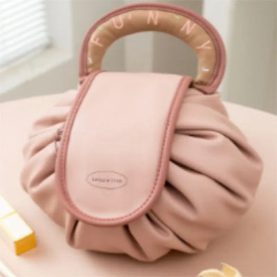 Portable Drawstring Cosmetic Bag Handbags Toiletry Bags Women Gym From House Pink Purple