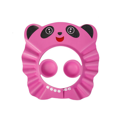 Baby Waterproof Ear Protection Shower Hat Kids DealSniper.net Pink Panda Shower Cap