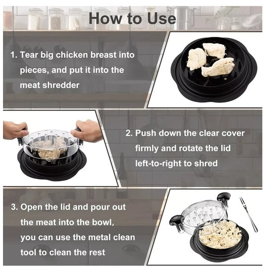 Large Chicken Shredder Tool Twist Meat Shredding Grinder Tools DealSniper.net