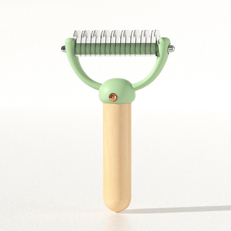 Fashion Personality New Pet Knot Comb Pets Gym From House Green large