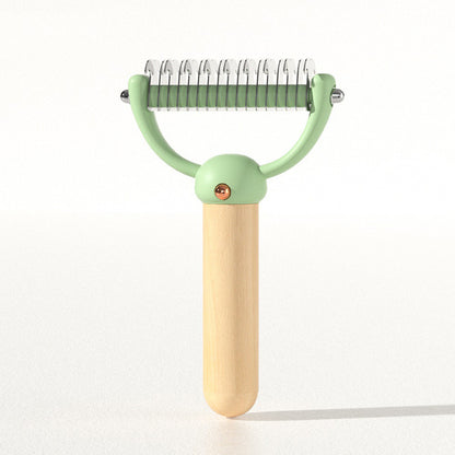 Fashion Personality New Pet Knot Comb Pets Gym From House Green large