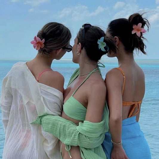 Frosted Holiday Hot Sale Side Grab Barrettes Beauty DealSniper.net