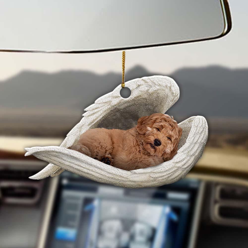 Car Pendant Sleeping Dog Angel Home Decor Acrylic Showcase Hanging Ornaments For Doors Vehicle DealSniper.net 19Style