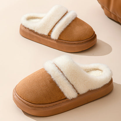Fashion Warm Cotton Slippers For Women Leisure Slipper Women DealSniper.net Khaki 36to37