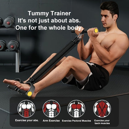A Set Of Adjustable Resistance Tension Bands With Foot Pedals And Handles Sports Gym From House