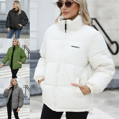 Winter Coat Women Casual Windproof Down Cotton Coat Women dealsniper-net