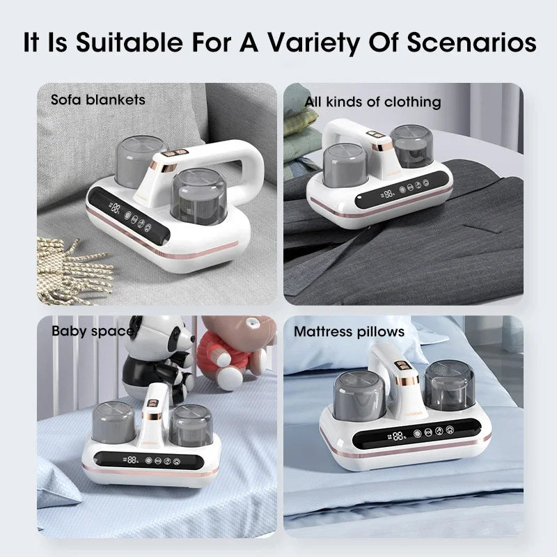 New Mattress Vacuum Mite Remover Cordless Handheld Cleaner House dealsniper-net