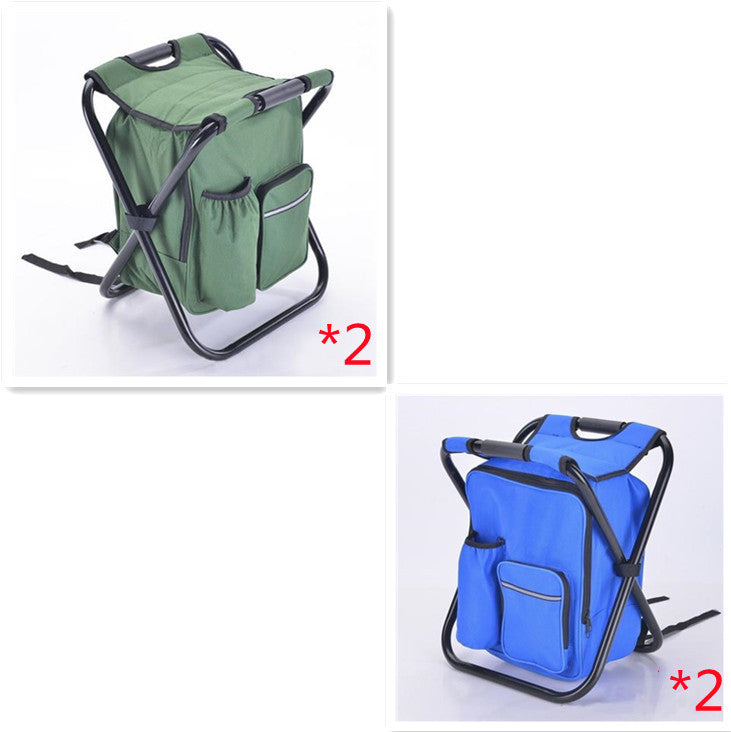 Multifunction Outdoor Folding Chair Ice Cooler Picnic Bags Camping