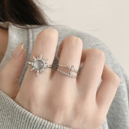 Delicate Star Women Ring Light Luxury Fashion Personality Jewelry Gym From House