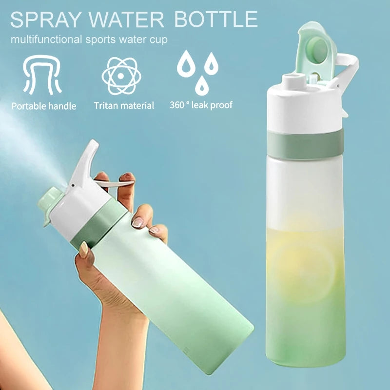 Spray Water Bottle For Girls Outdoor Sport Fitness Water Cup Kitchen dealsniper-net