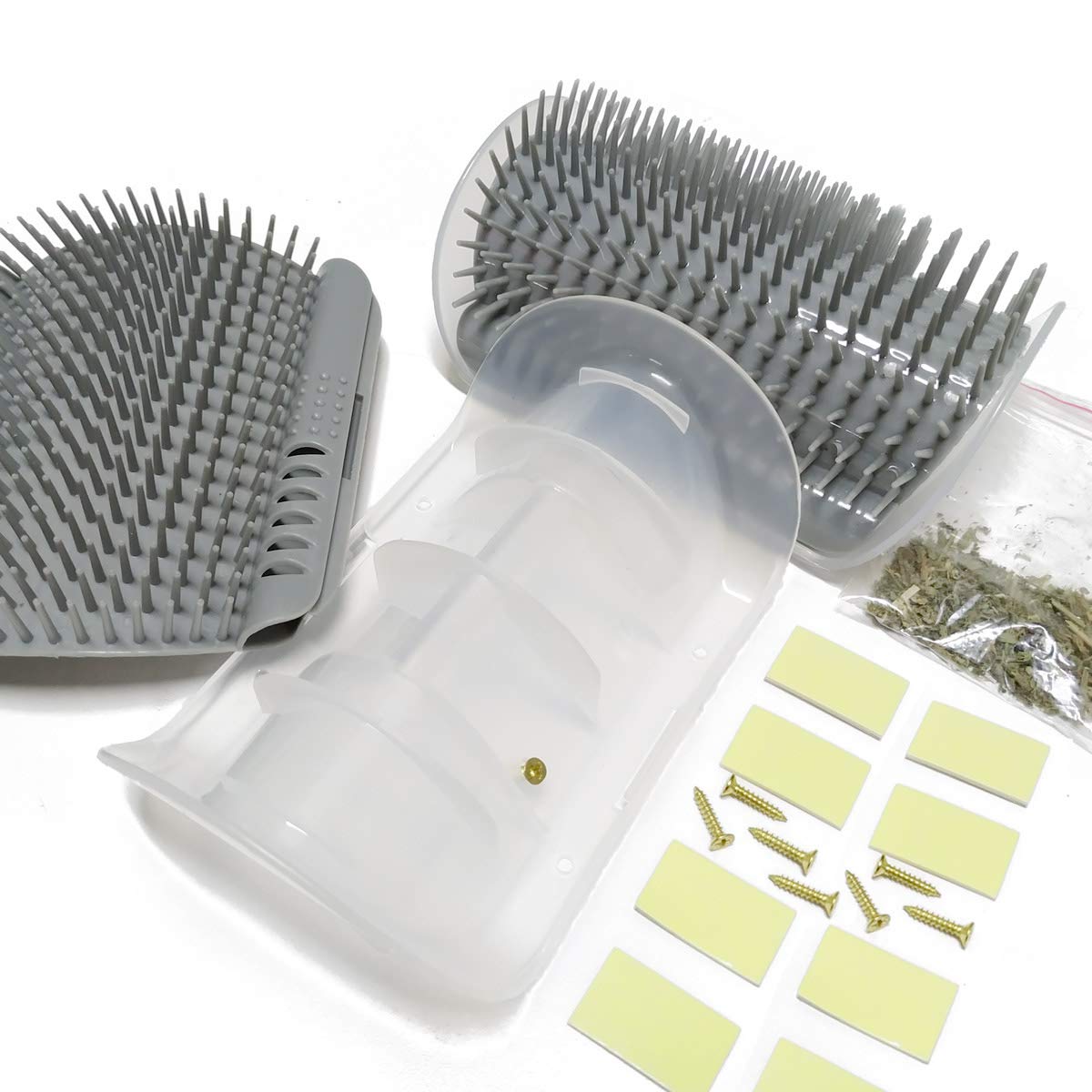 Cat Self Groomer Arch Self Cleaning Slicker Brush Upgraded Cat Brushes Pets Gym From House